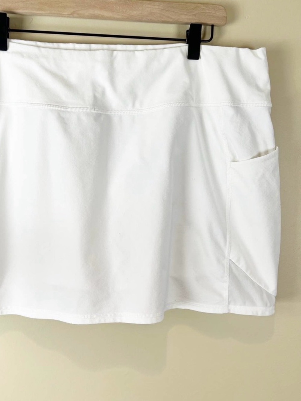 Athleta Dobby Skort White Sz XL